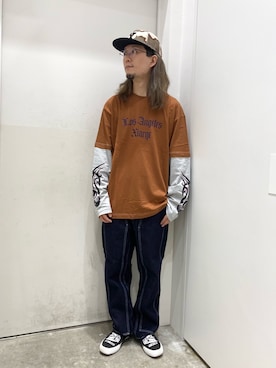 小川 礼偉さん（メンズ・170cm）の秋コーディネート