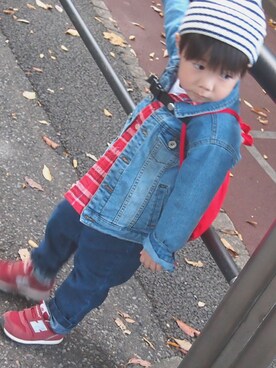 so-taさん（キッズ・100cm）の秋コーディネート