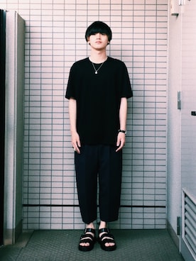 「Chrome Hearts」｜「アイテム（その他シューズ）」を使った、ayatoさん（メンズ・171cm）の春コーディネート