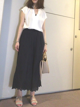 「AMERICAN HOLIC」｜minさん（レディース・158cm）の夏コーディネート