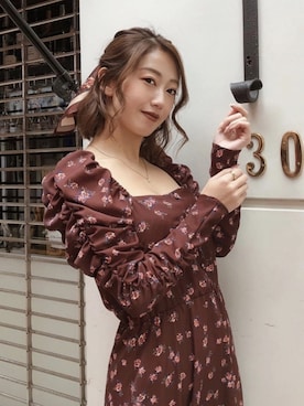 「レトロ」｜Darichさん（レディース・160cm）の冬コーディネート