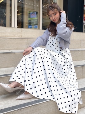 「アイテム（アンサンブル）」を使った、Darichさん（レディース・160cm）の春コーディネート