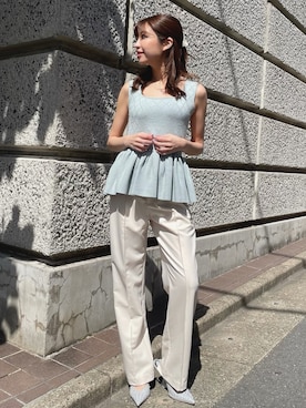 Darichさん（レディース・160cm）の春コーディネート