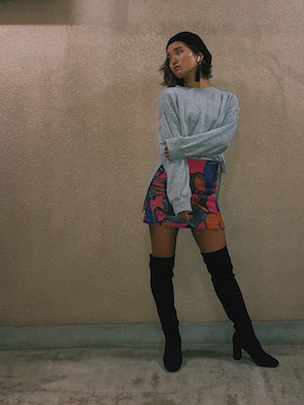 「MU（エムユー）のアイテム」を使った、Kyanaさん（レディース・162cm）の秋コーディネート