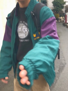 「Carhartt（カーハート）のアイテム（ナイロンジャケット）」を使った、のぶさん（メンズ・172cm）の春コーディネート