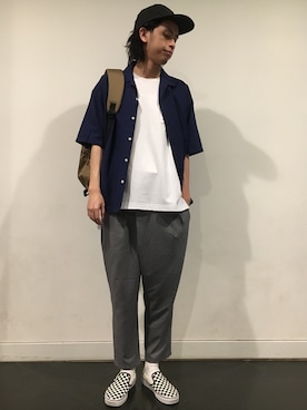 藤瀬さん(メンズ・180cm)の春コーディネート