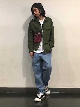 藤瀬さん（メンズ・180cm）の秋コーディネート