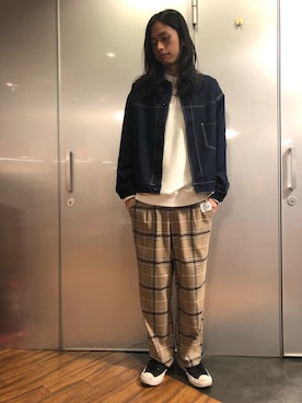 藤瀬さん（メンズ・180cm）の冬コーディネート