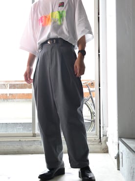 「ダブレット」｜ゔぃんさん（メンズ・169cm）の夏コーディネート