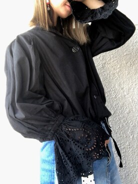 「CHEEKYのアイテム」を使った、さわ⚡︎さん（レディース・153cm）の春コーディネート