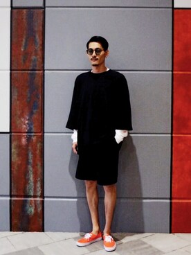 Dickies ディッキーズ タックワイドショーツを使ったメンズ人気ファッションコーディネート Wear