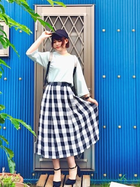 よしだゆり🍙さん（レディース・169cm）の夏コーディネート