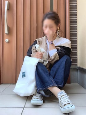 「PairPair（ペアペア）のアイテム（バッグ）」を使った、canさん（レディース・156cm）の春コーディネート