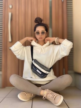 「Sinfu（シンフ）のアイテム」を使った、canさん（レディース・156cm）の冬コーディネート