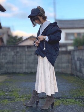 canさん（レディース・156cm）の冬コーディネート