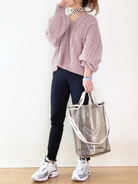 「perky room（パーキールーム）のアイテム」を使った、canさん（レディース・156cm）の春コーディネート