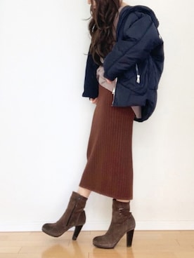 canさん（レディース・156cm）の冬コーディネート