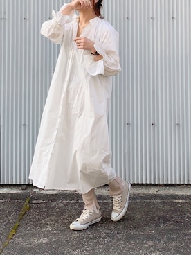 「Lien（リアン）のアイテム」を使った、canさん（レディース・156cm）の春コーディネート