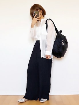 「アイテム（その他パンツ）」を使った、canさん（レディース・156cm）の夏コーディネート