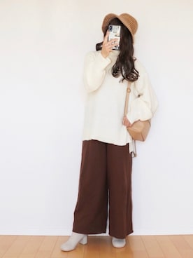 「アイテム（ウィッグ）」を使った、canさん（レディース・156cm）の秋コーディネート