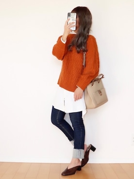 canさん（レディース・156cm）の秋コーディネート