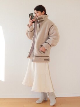 canさん（レディース・156cm）の冬コーディネート