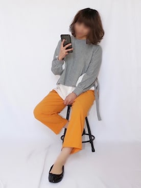 「レイヤード風」｜「アイテム（その他）」を使った、canさん（レディース・156cm）の春コーディネート