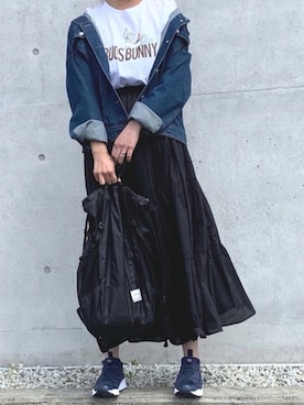 「平成最後のWEARISTAセンバツ」｜「アイテム（デニムジャケット）」を使った、canさん（レディース・156cm）の春コーディネート