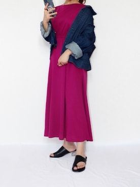 「anown（アノン）のアイテム（ジャケット/アウター）」を使った、canさん（レディース・156cm）の春コーディネート