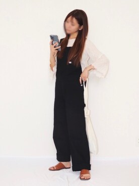 「Fone（エフワン）のアイテム」を使った、canさん（レディース・156cm）の夏コーディネート