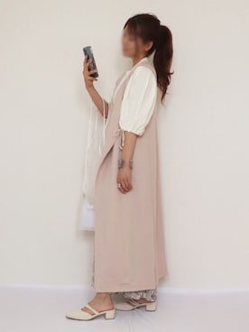 「Ein（アイン）のアイテム」を使った、canさん（レディース・156cm）の夏コーディネート