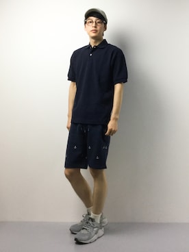 「GLOBAL WORK（グローバルワーク）のアイテム（ポロシャツ）」を使った、togiさん（メンズ・170cm）の春コーディネート