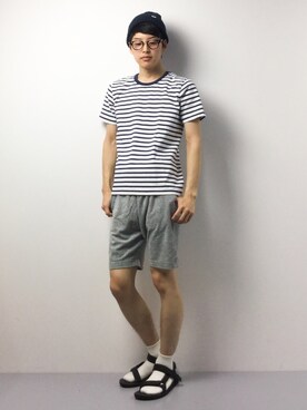 「FIDELITY（フィデリティ）のアイテム（パンツ）」を使った、togiさん（メンズ・170cm）の春コーディネート