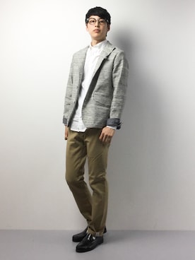 「TOMMY HILFIGER（トミーヒルフィガー）のアイテム（トップス）」を使った、togiさん（メンズ・170cm）の春コーディネート