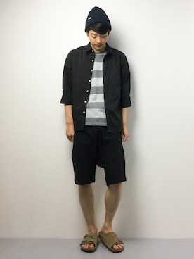 「INASTUDIOS（イーナストゥディオス）のアイテム」を使った、togiさん（メンズ・170cm）の春コーディネート