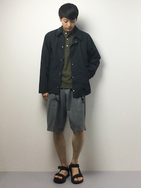 「GLOBAL WORK（グローバルワーク）のアイテム（ポロシャツ）」を使った、togiさん（メンズ・170cm）の春コーディネート