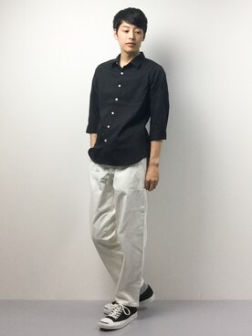 「mercibeaucoup,（メルシーボークー）のアイテム（パンツ）」を使った、togiさん（メンズ・170cm）の春コーディネート