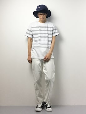 「mercibeaucoup,（メルシーボークー）のアイテム（パンツ）」を使った、togiさん（メンズ・170cm）の春コーディネート