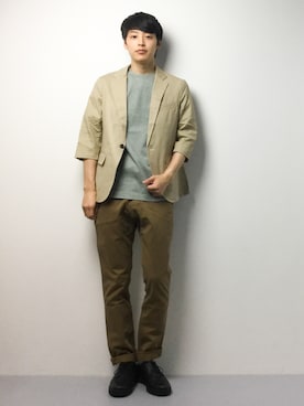 「ARCADE（アーケード）のアイテム（ジャケット/アウター）」を使った、togiさん（メンズ・170cm）の春コーディネート