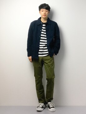 togiさん（メンズ・170cm）の春コーディネート