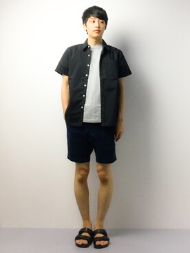 「REPIDO（リピード）のアイテム」を使った、togiさん（メンズ・170cm）の春コーディネート