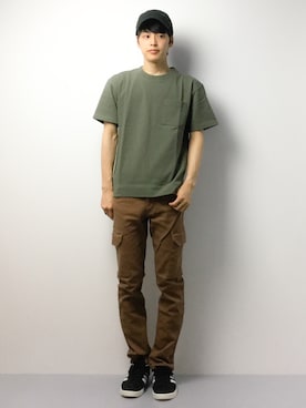 「FREAK'S STORE（フリークスストア）のアイテム（帽子）」を使った、togiさん（メンズ・170cm）の春コーディネート