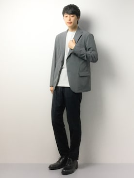 「Steven Alan（スティーブンアラン）のアイテム（ジャケット/アウター）」を使った、togiさん（メンズ・170cm）の夏コーディネート