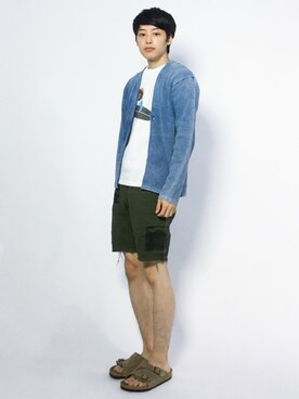 「Alpha Industries（アルファインダストリーズ）のアイテム（パンツ）」を使った、togiさん（メンズ・170cm）の夏コーディネート