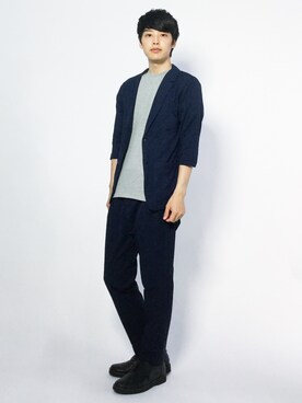 「REPIDO（リピード）のアイテム」を使った、togiさん（メンズ・170cm）の夏コーディネート