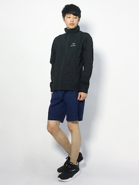 「ARC'TERYX（アークテリクス）のアイテム（ジャケット/アウター）」を使った、togiさん（メンズ・170cm）の夏コーディネート