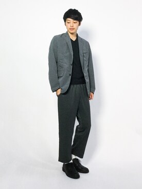 「BLACK LABEL CRESTBRIDGE（ブラックレーベル・クレストブリッジ）のアイテム（トップス）」を使った、togiさん（メンズ・170cm）の夏コーディネート