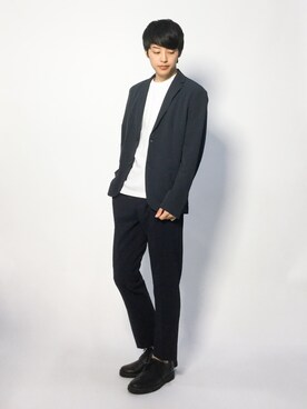 「RAGEBLUE（レイジブルー）のアイテム（テーラードジャケット）」を使った、togiさん（メンズ・170cm）の夏コーディネート