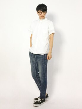 「AZUL by moussy（アズールバイマウジー）のアイテム」を使った、togiさん（メンズ・170cm）の夏コーディネート
