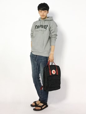 「AZUL by moussy（アズールバイマウジー）のアイテム」を使った、togiさん（メンズ・170cm）の夏コーディネート